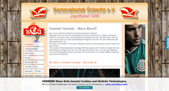Desktop Screenshot of karnevalsclub-ueckeritz.de